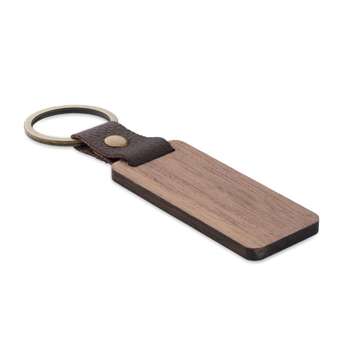 Thyndra Key ring in walnut and PU (6)