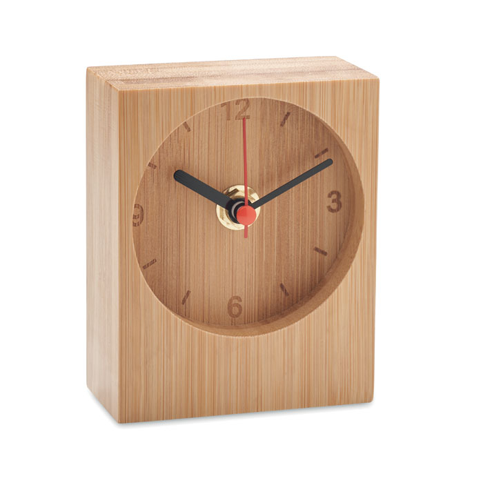 Virdan Bamboo table clock (1)