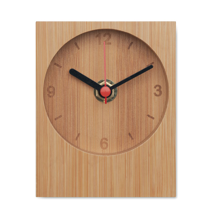 Virdan Bamboo table clock (2)