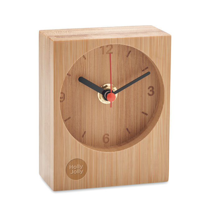 Virdan Bamboo table clock (4)