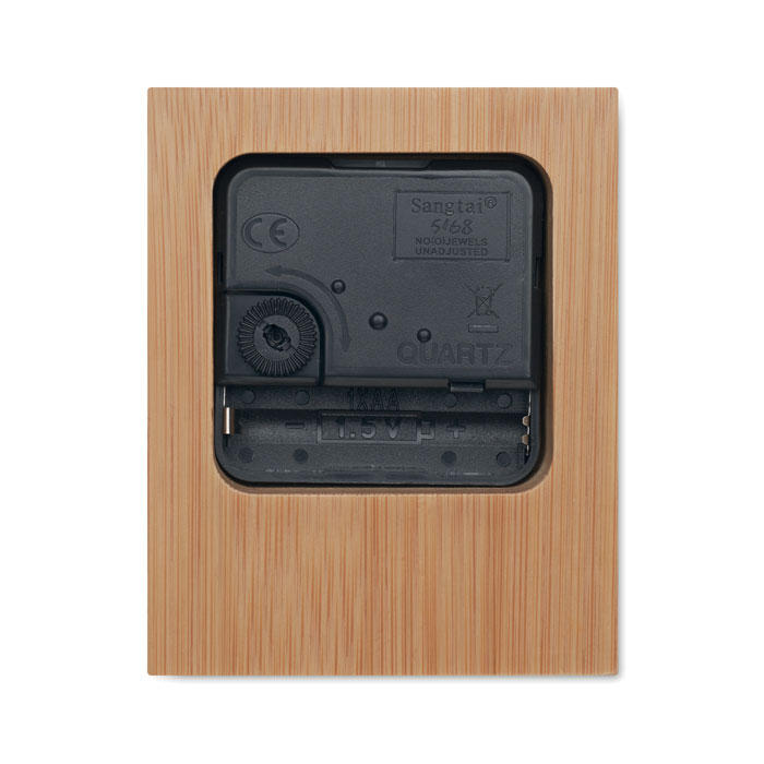Virdan Bamboo table clock (5)