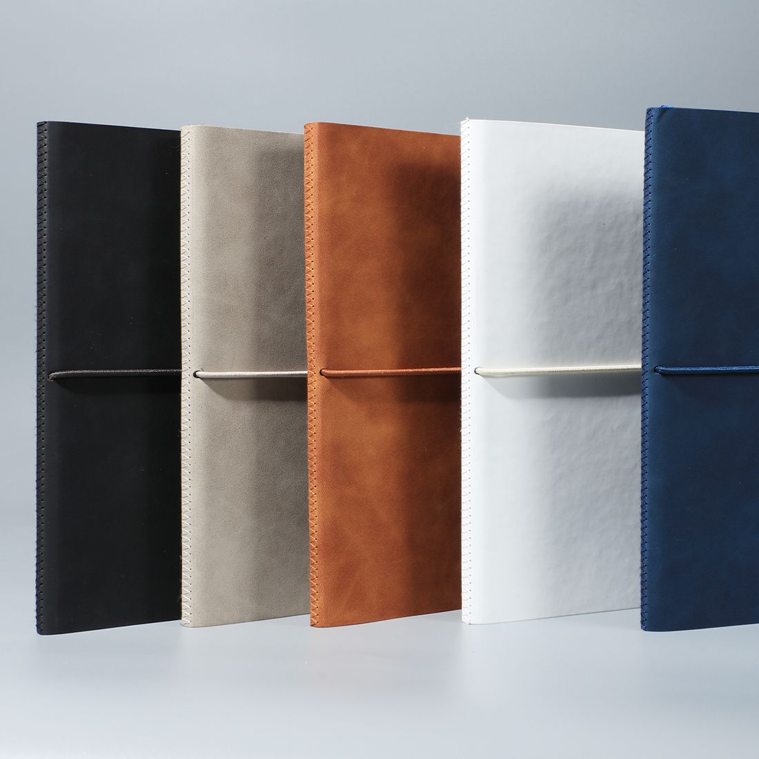 Young 5A5 size notebook in kraft paper with PU cover (1)