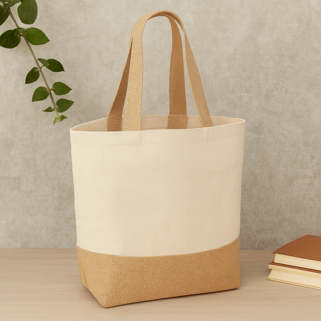 Carter Sturdy recycled jute cotton bag. 310 gsm.
