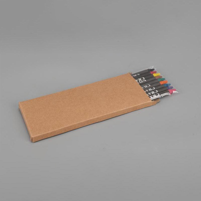 Cooper Colour pencils and crayons sets. (8)