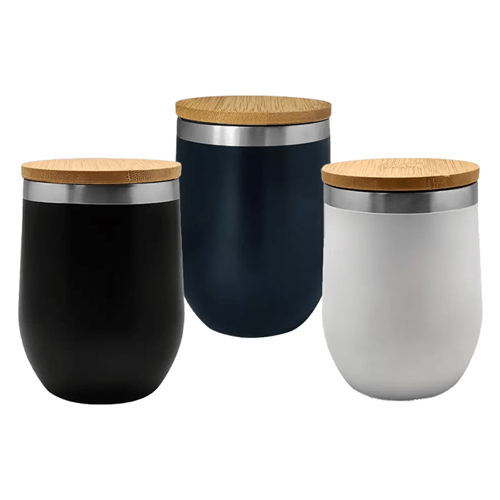 Joseph Stainless steel double wall tumbler with bamboo lid (4)