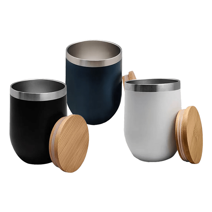 Joseph Stainless steel double wall tumbler with bamboo lid (5)