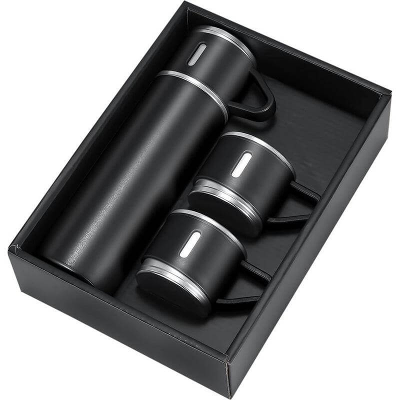 Kelly 500 ML double-walled vacuum flask and two 140 ML single- (1)