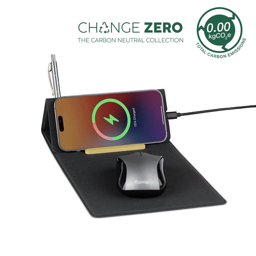Lance Recycled 15W wireless charger & mousepad (1)