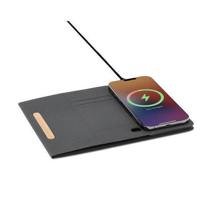 Lance Recycled 15W wireless charger & mousepad (6)