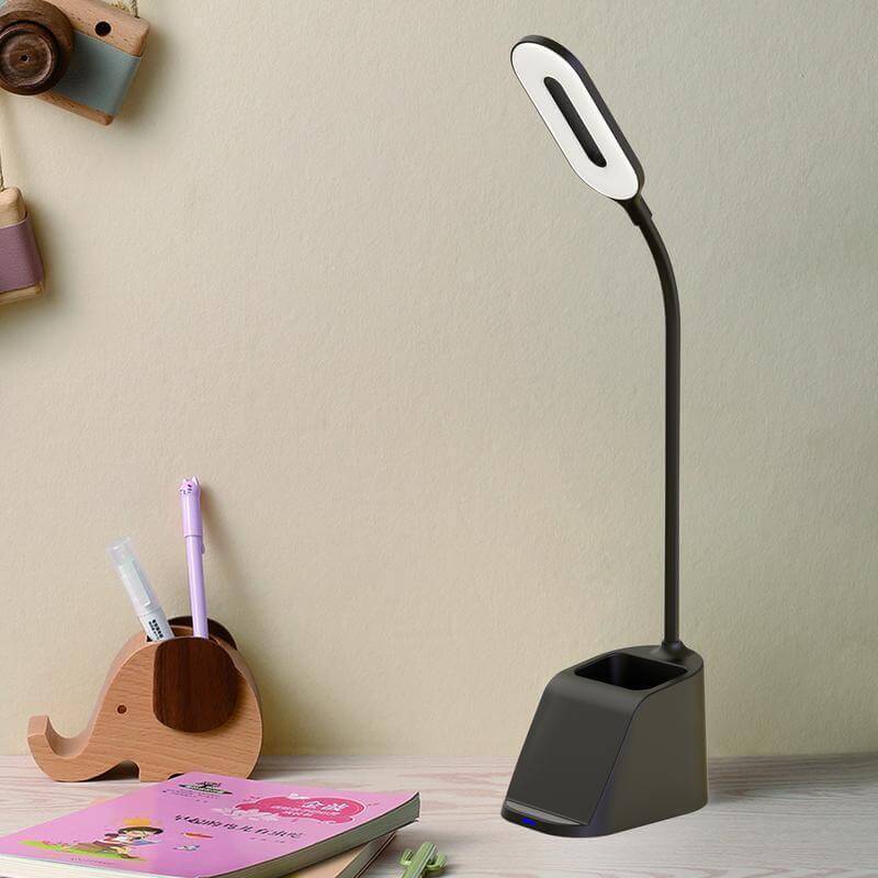 Luka 3-In-1 desk lamp, 15W Wireless Charger & Pen Holder (2)