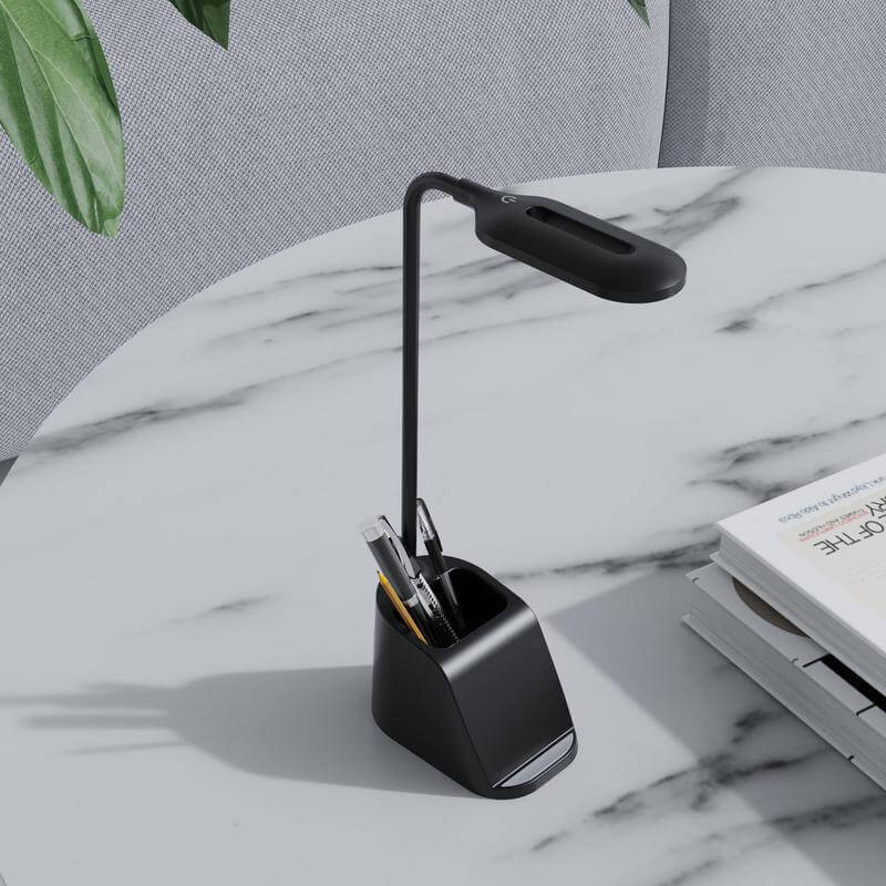 Luka 3-In-1 desk lamp, 15W Wireless Charger & Pen Holder (6)