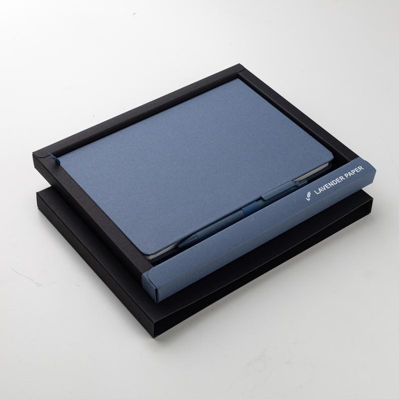 Nelson A5 hard cover notebook & pen set (4)