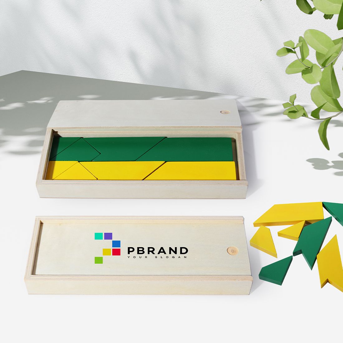 Checker Wooden T puzzle (1)