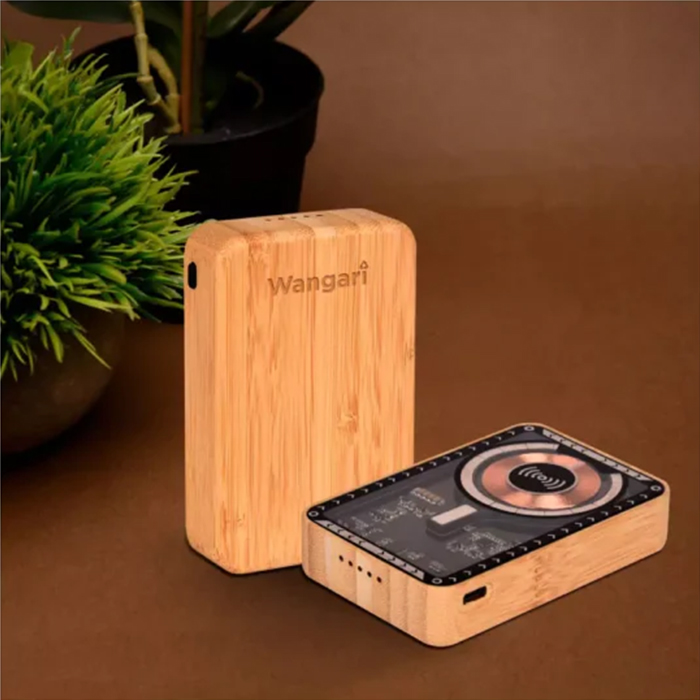 Eduard 15W fast bamboo magnetic wireless power bank (2)
