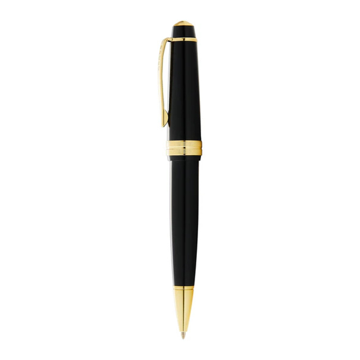 Cross Bailey Light Gold Polished black resin and gold tone ballpoint pen. (4)