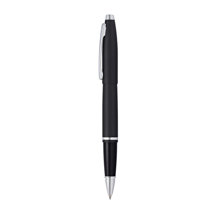 Cross Calais Pro Matte black with polished chrome appointments selectip rollerball pen (2)