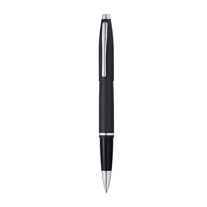 Cross Calais Pro Matte black with polished chrome appointments selectip rollerball pen (3)