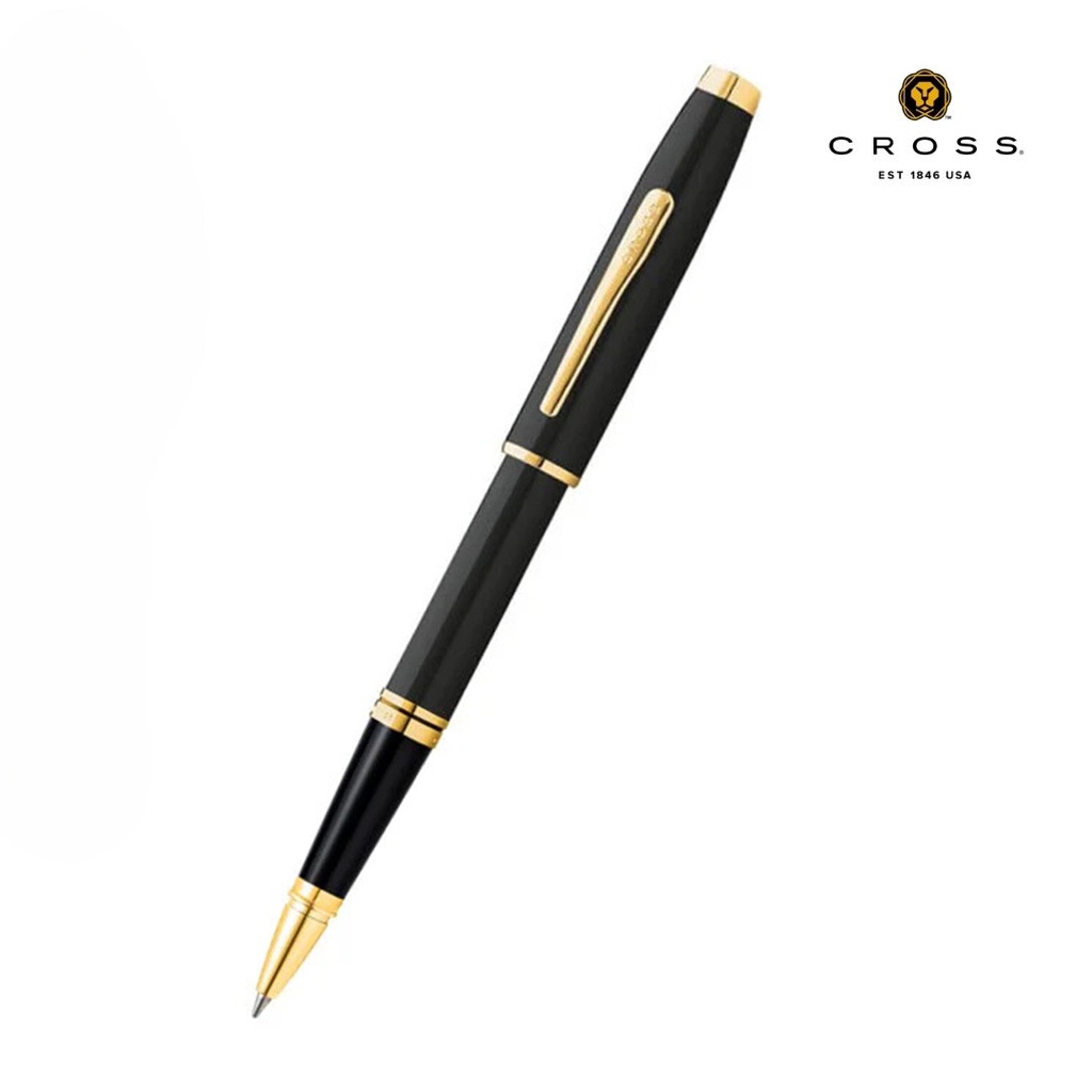 Cross Coventry Pro Classic Black Lacquer with Gold Tone Appointments Rollerball Pen (1)