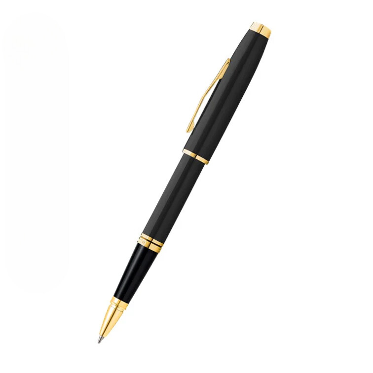 Cross Coventry Pro Classic Black Lacquer with Gold Tone Appointments Rollerball Pen (2)
