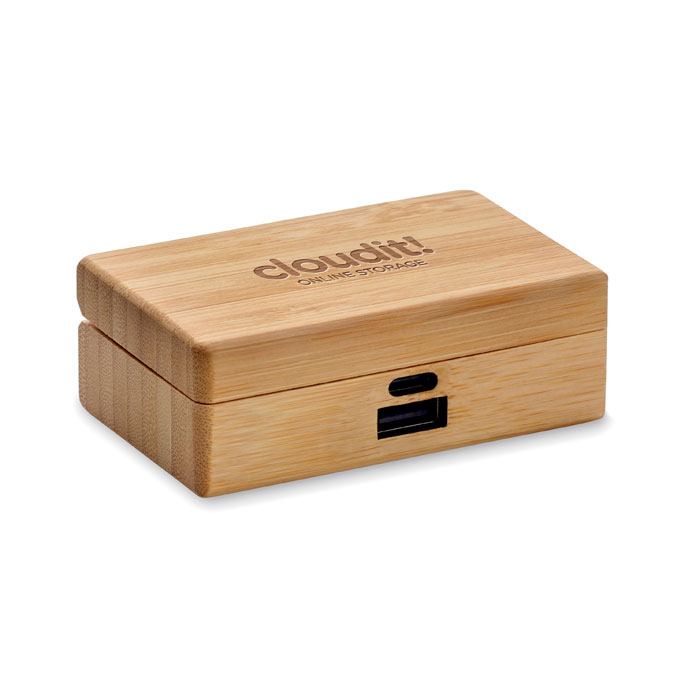 Chris TWS earbuds in bamboo case (10)