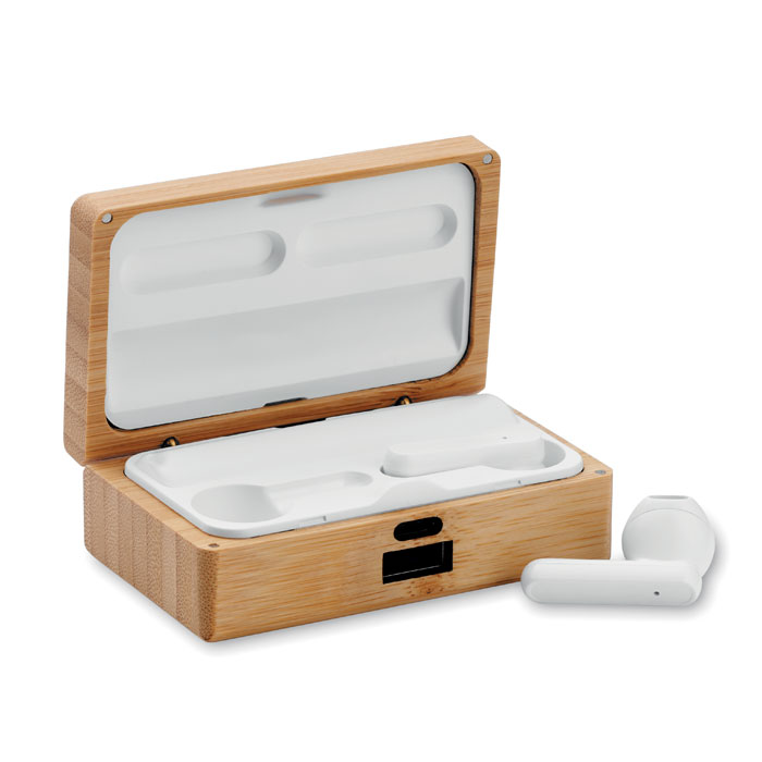 Chris TWS earbuds in bamboo case (2)
