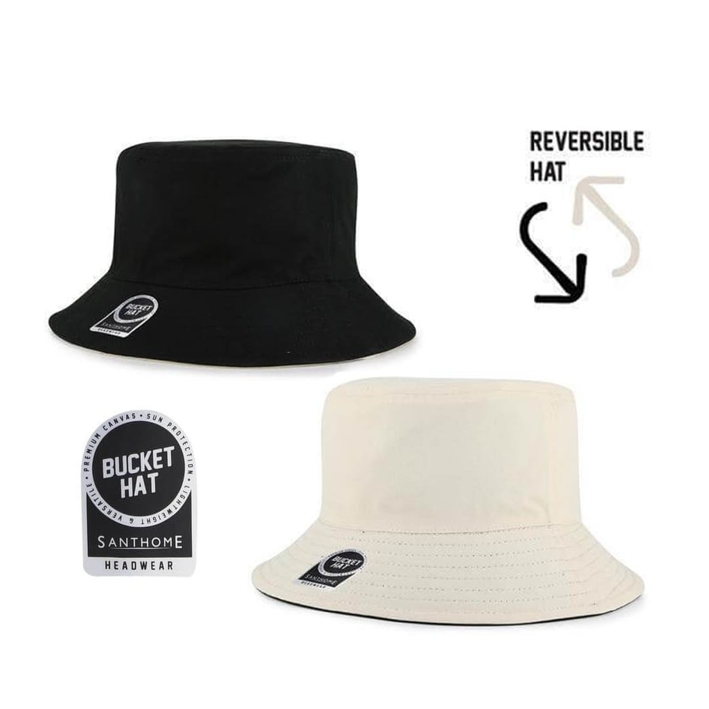 Duke Reversible canvas bucket hat. (4)