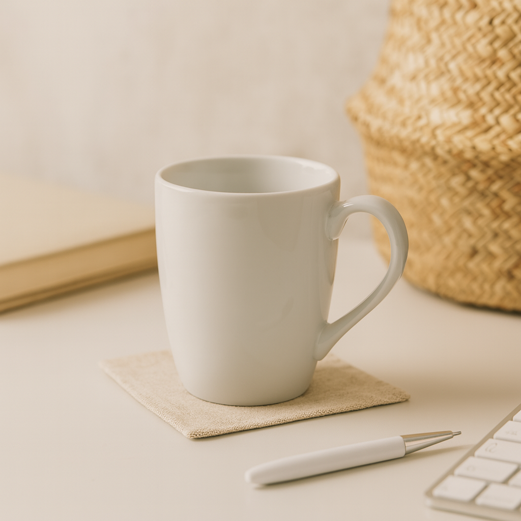 Edwin U shaped ceramic mug.U shaped ceramic mug