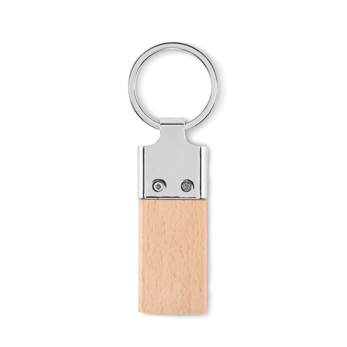 Harris Key ring with rubber wood. (2)
