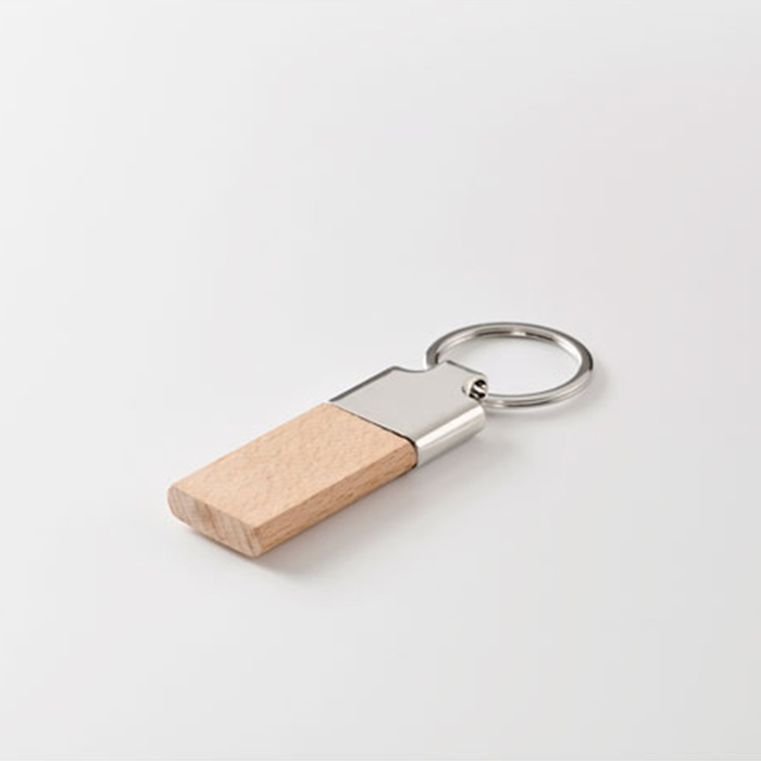 Harris Key ring with rubber wood. (3)