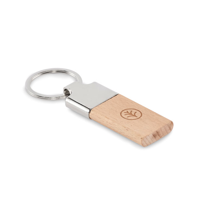 Harris Key ring with rubber wood. (4)