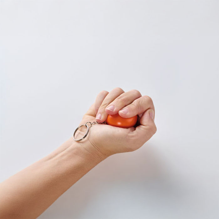 Larry PU ball shape key ring. (2)