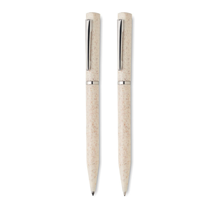 Theron Wheat strawABS twist pen set (4)