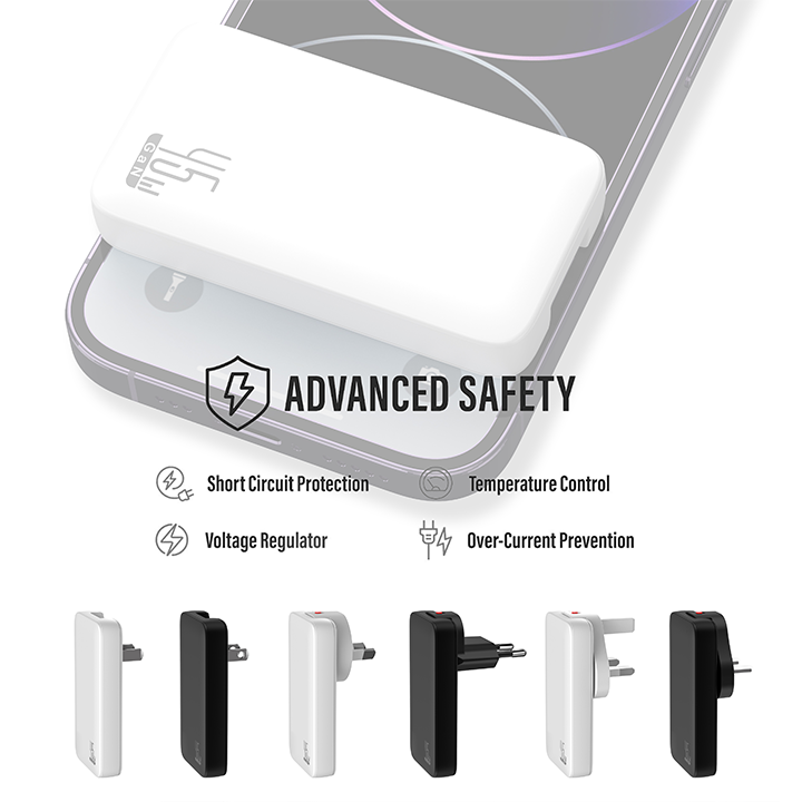 Fisher 45W fast & slim world travel adapter (4)