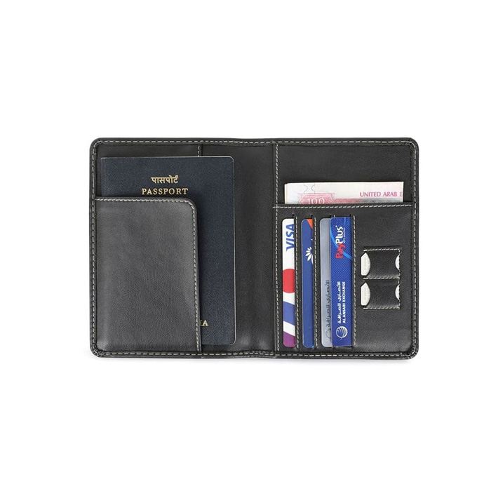 Melania Passport wallet cactus leather (3)