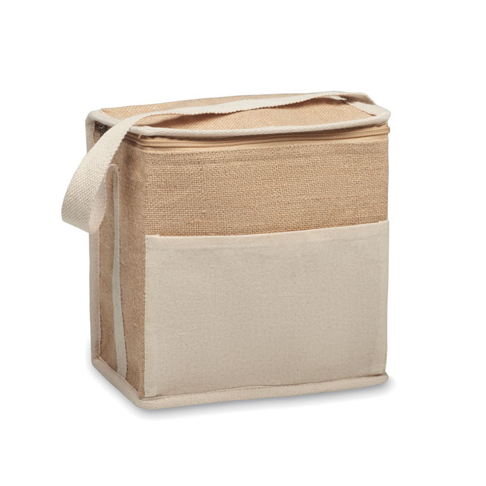 Landis Jute and canvas cooler bag 3L (1)
