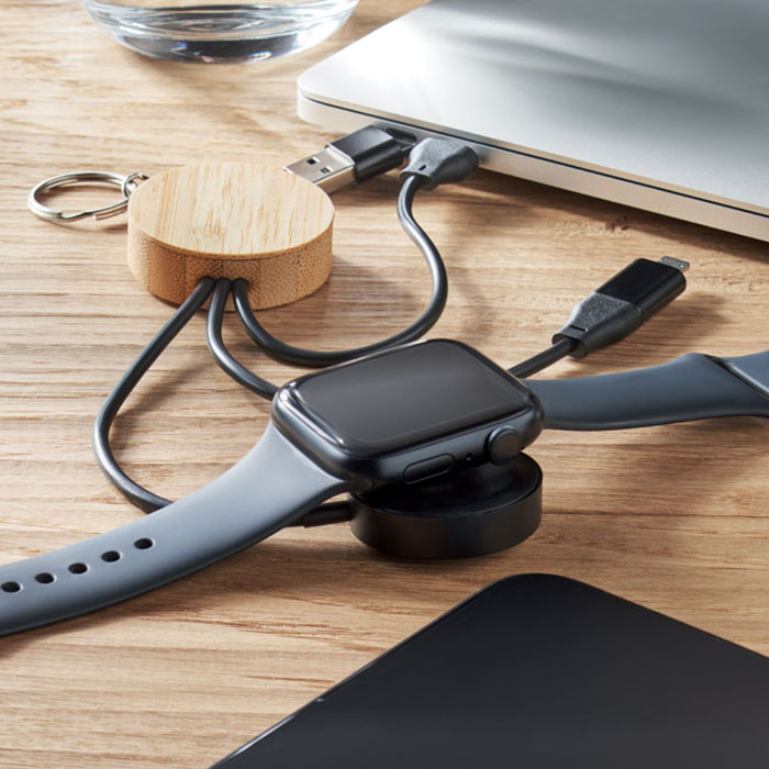 Spike Key ring with 4 in 1 60W cable (2)