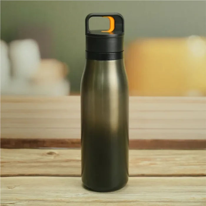 Bois 500 ML Push-button stainless-steel bottle. (1)