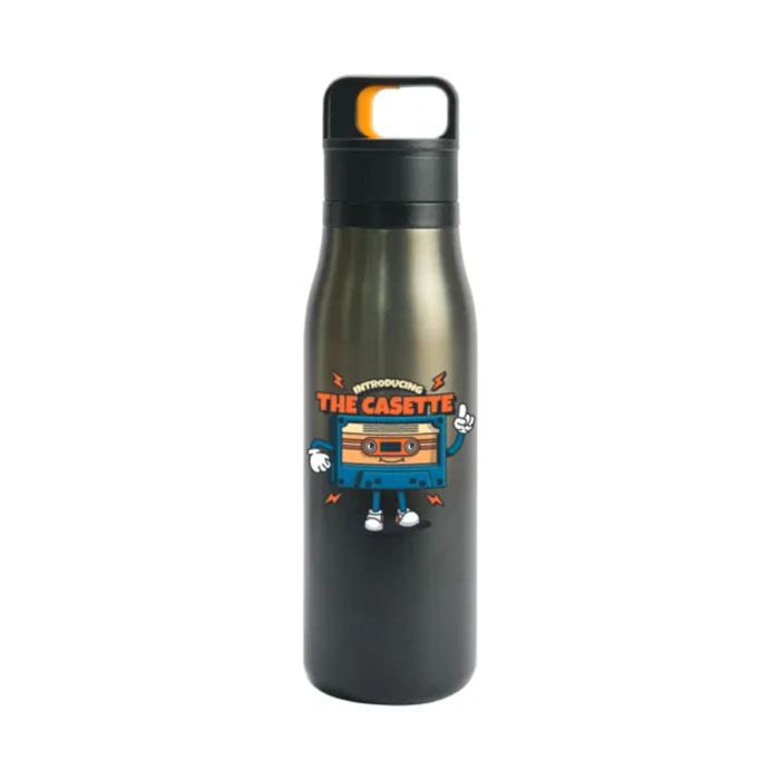 Bois 500 ML Push-button stainless-steel bottle. (3)