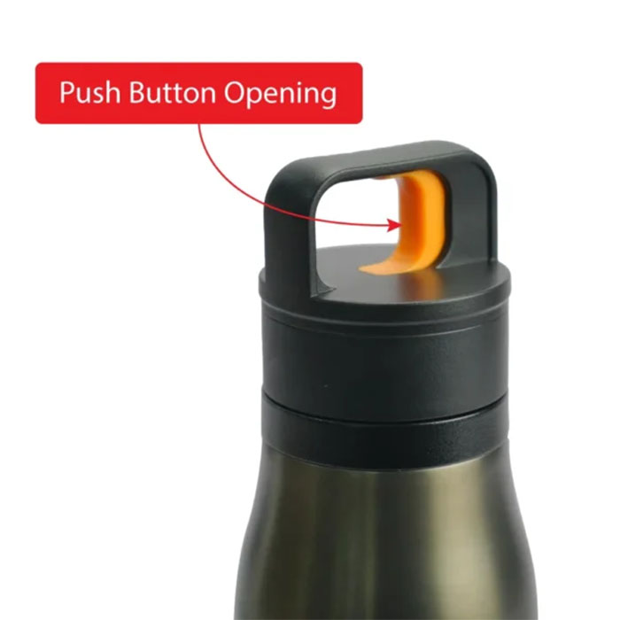 Bois 500 ML Push-button stainless-steel bottle. (4)
