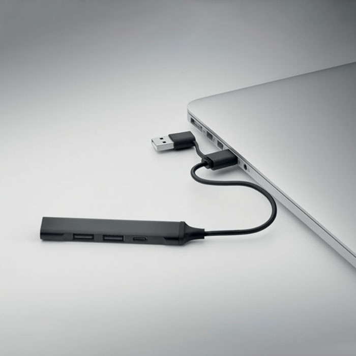 Muddy USB 4 port hub 19 cm (3)