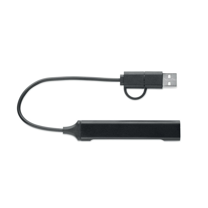 Muddy USB 4 port hub 19 cm (4)