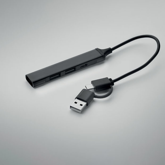 Muddy USB 4 port hub 19 cm (5)