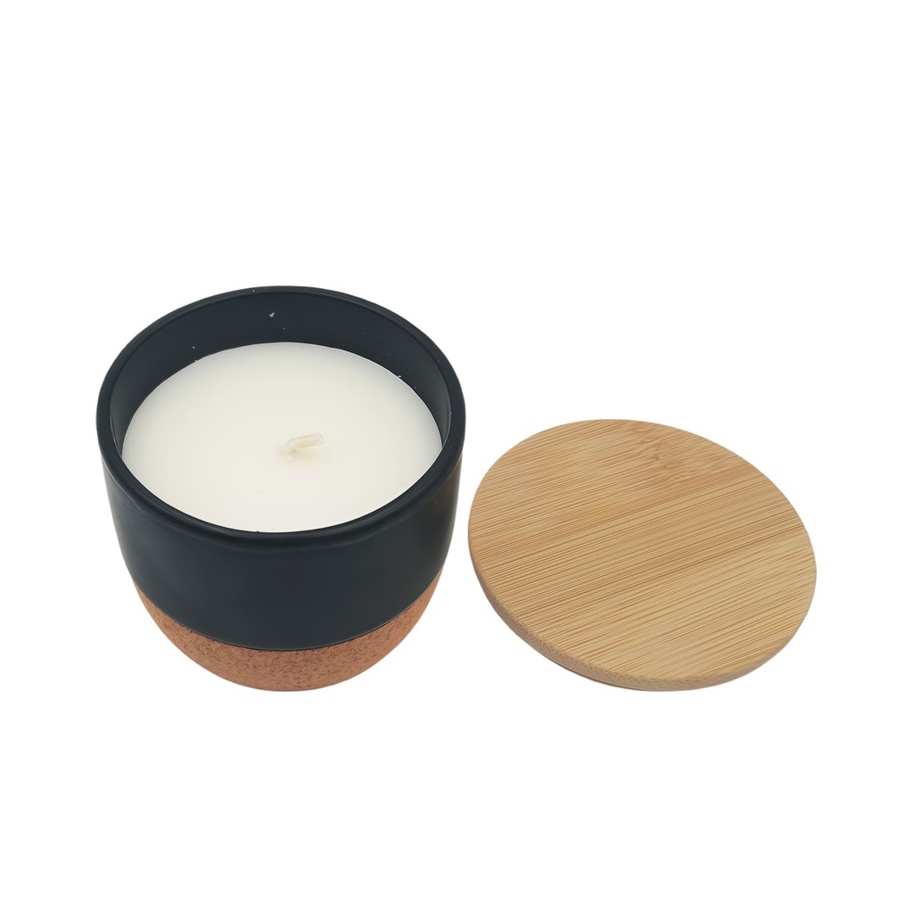 Mona Ceramic holder & bamboo lid candle (4)