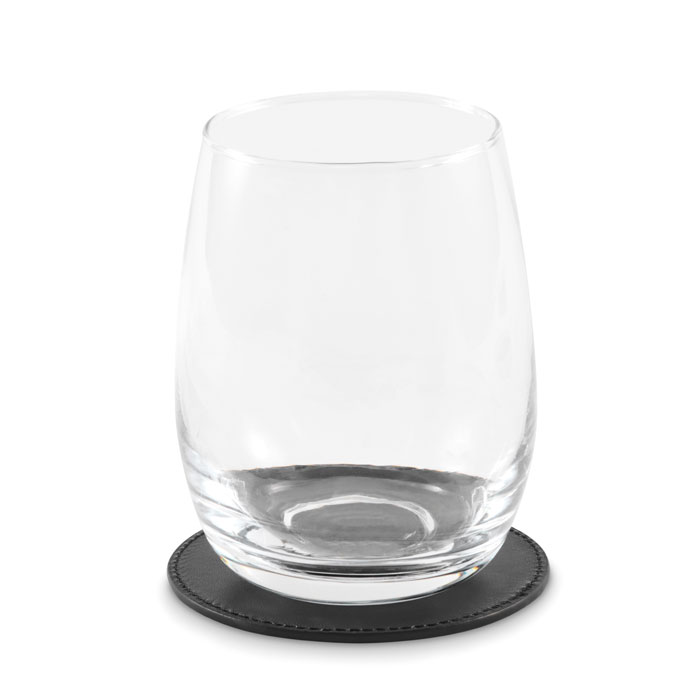 Carol Round coaster in PU (3)