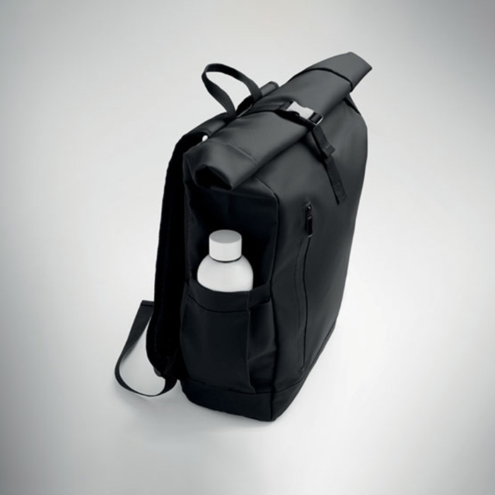 Clemens Rolltop laptop rucksack 600D (3)