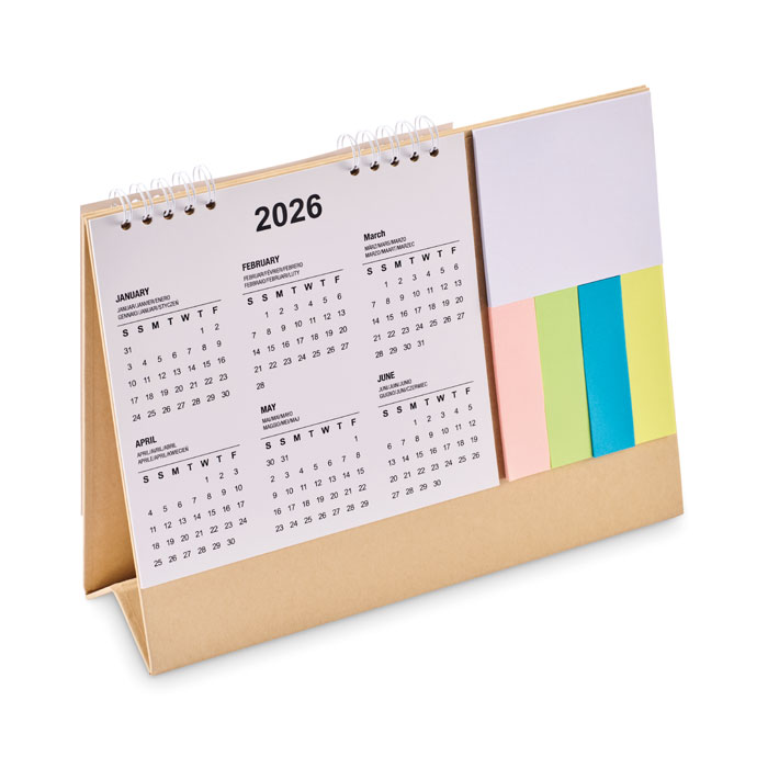 Mitch Desk calendar with memo pad (1)