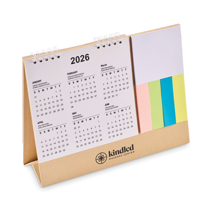 Mitch Desk calendar with memo pad (6)