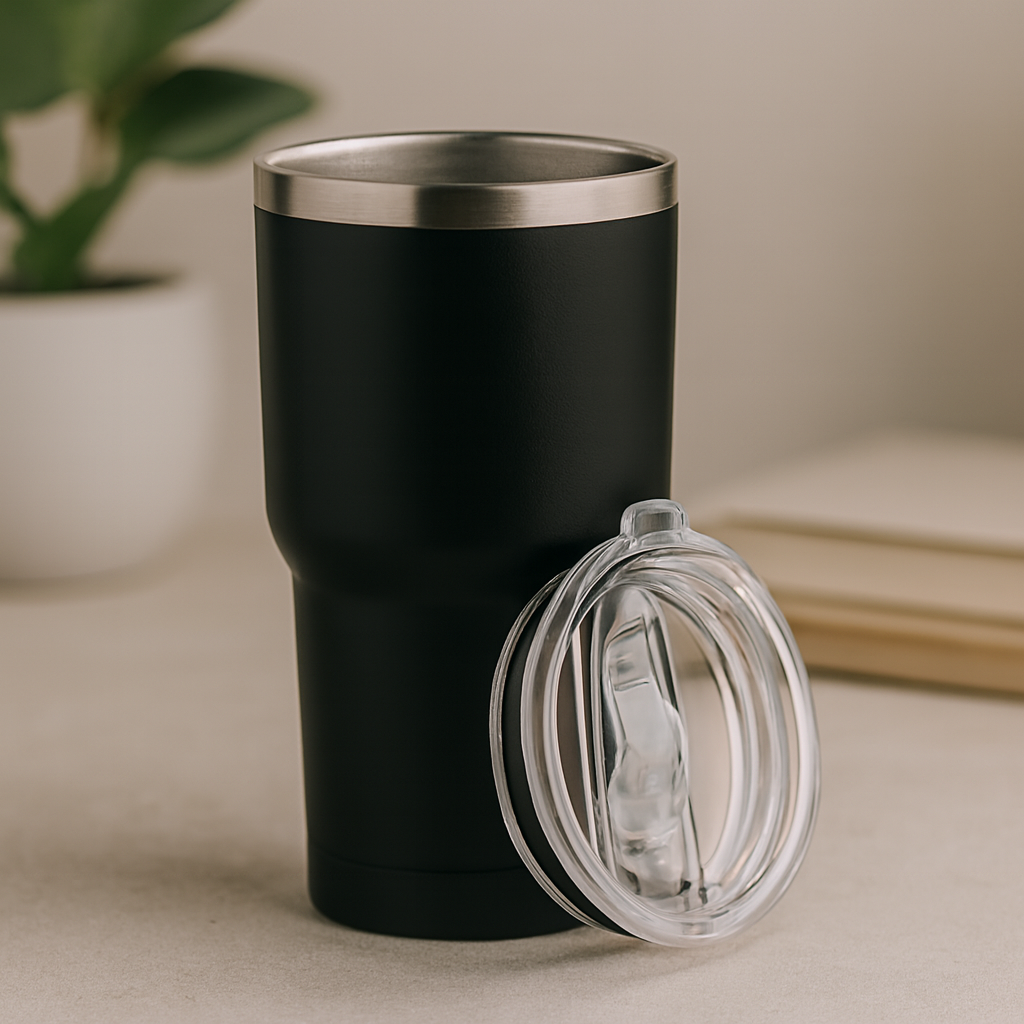 Nash Travel tumbler in recycled stainless steel. 550 ML.