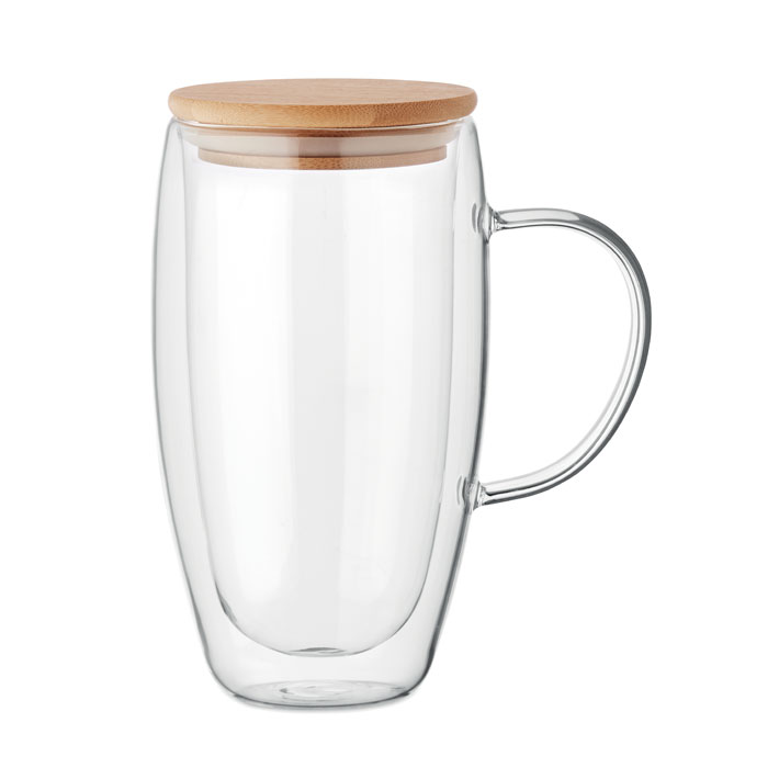 Slash Double wall glass mug 450 ML (1)