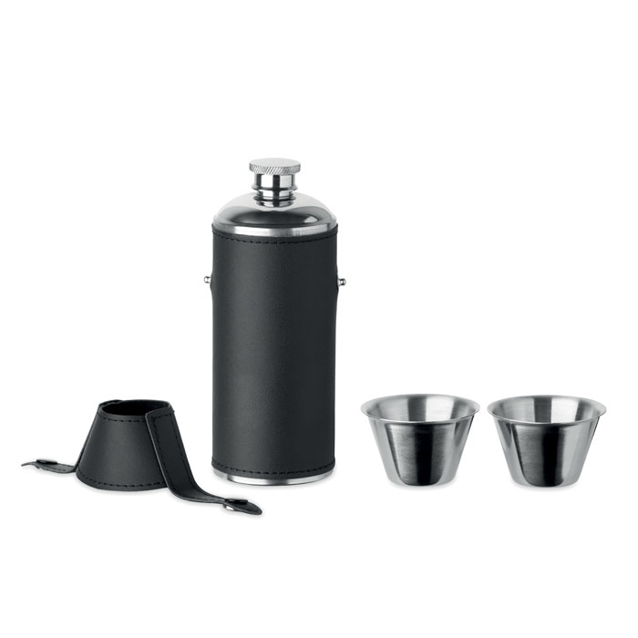 Walsh Hip flask with shot cups (4)